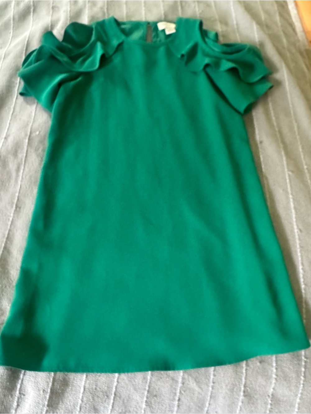 Kate Spade New York kids solid cold shoulder dress